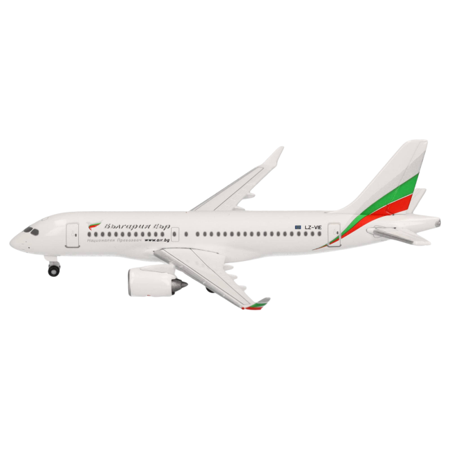 Herpa Wings Flugzeugmodell Bulgaria Air Airbus A220-100 (1:500)
